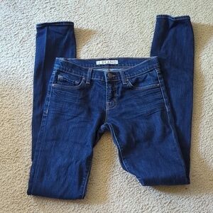 J Brand Dark Wash Denim Pencil Leg Skinny Jeans Size 25